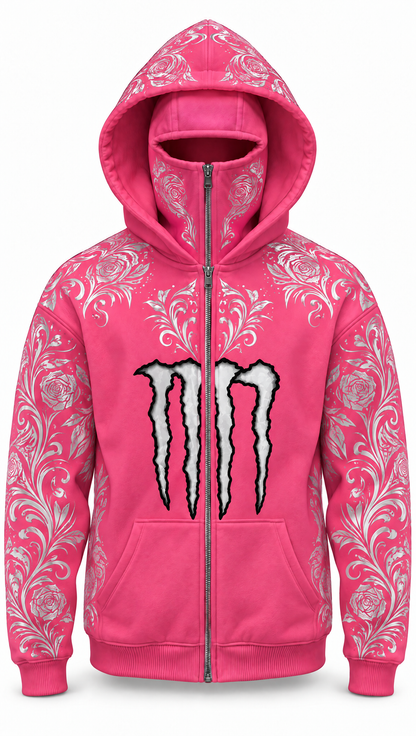 Pink Monster Hoodie