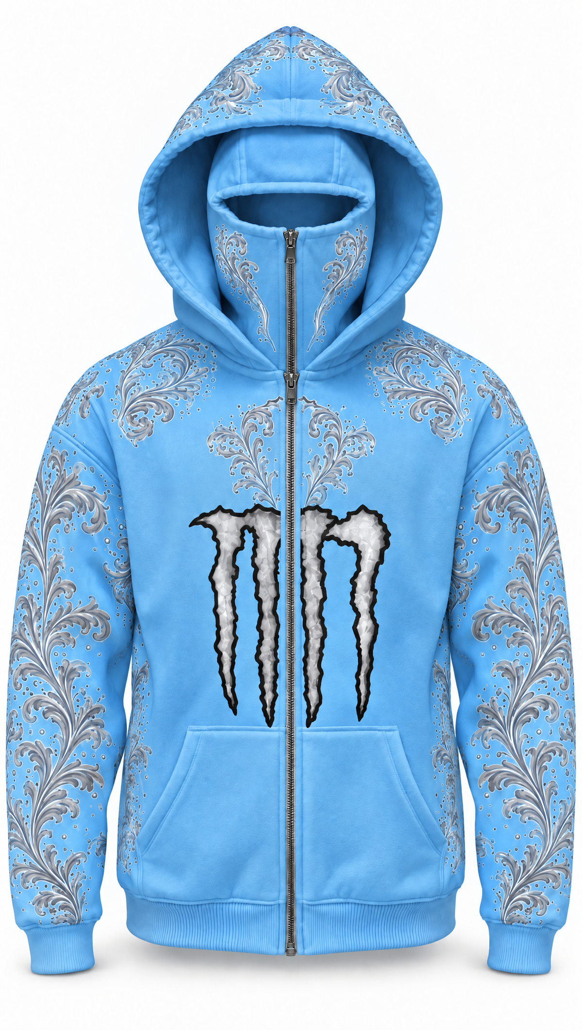 Blue Monster Hoodie