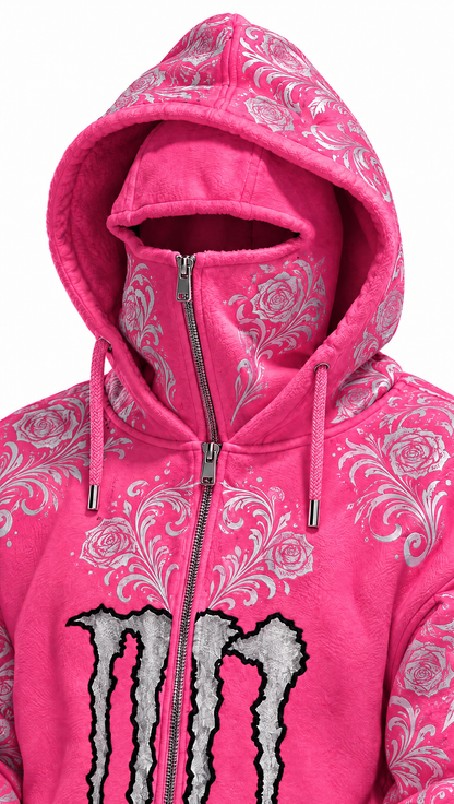 Pink Monster Hoodie